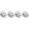 imageKwikset Tylo Interior Privacy Door Knob with Lock Door Handle For Bathroom and Bedroom Polished Brass Keyless Turn Lock Doorknob 1 Count Pack of 1Satin Chrome