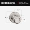 imageKwikset Tylo Interior Privacy Door Knob with Lock Door Handle For Bathroom and Bedroom Polished Brass Keyless Turn Lock Doorknob 1 Count Pack of 1Satin Nickel