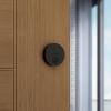 imageKwikset Uptown Deadbolt Lock Satin Brass Round Exterior Keyed Front Entry Door Pick Resistant SmartKey Rekey Security Single Cylinder Dead Bolt with Microban ProtectionMatte Black
