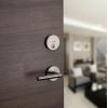 imageKwikset Uptown Deadbolt Lock Satin Brass Round Exterior Keyed Front Entry Door Pick Resistant SmartKey Rekey Security Single Cylinder Dead Bolt with Microban ProtectionSatin Nickel