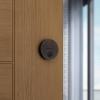 imageKwikset Uptown Deadbolt Lock Satin Brass Round Exterior Keyed Front Entry Door Pick Resistant SmartKey Rekey Security Single Cylinder Dead Bolt with Microban ProtectionVenetian Bronze