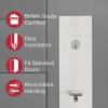 imageKwikset Vancouver Front Door Lock Handle and Deadbolt Set Entry Handleset Exterior with Interior Reversible Lever Satin Nickel Pick Resistant SmartKey Rekey Deadbolt SecuritySatin Nickel