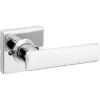 imageKwikset Breton Interior Passage Door Handle 4 Pack Lever for Closet and Hallway Doors Reversible NonLocking Handle Lever Matte Black with Microban ProtectionPolished Chrome