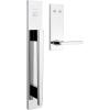 imageKwikset Caerus Front Door Lock ampamp Deadbolt Set Entry Handleset with Interior Reversible Lever Polished Chrome SmartKey Rekey Pick Resistant Deadbolt with Microban Protection
