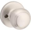 imageKwikset Cove Interior Passage Door Knob Handle For Closet and Hallway Doors NonLocking Doorknob Venetian BronzeSatin Nickel