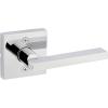imageKwikset Halifax Entry Door Handle with Lock and Key Secure Keyed Reversible Lever Exterior For Front Entrance and Bedrooms Matte Black Pick Resistant Smartkey Rekey Security and MicrobanPolished Chrome