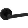 imageKwikset Milan Interior Privacy Door Handle with Lock Door Lever For Bathroom and Bedroom Matte Black Reversible Keyless Push Button Lock Door LeverMatte Black