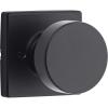 imageKwikset Pismo Entry Door Knob with Lock and Key Secure Keyed Handle Exterior Front Entrance and Bedroom Matte Black Pick Resistant SmartKey Rekey Security and MicrobanMatte Black