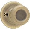 imageKwikset Tylo Interior Privacy Door Knob with Lock Door Handle For Bathroom and Bedroom Polished Brass Keyless Turn Lock Doorknob 1 Count Pack of 1Antique Brass