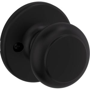 imageKwikset Cove Interior Passage Door Knob Handle For Closet and Hallway Doors NonLocking Doorknob Venetian BronzeMatte Black