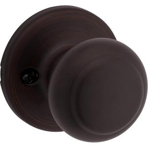 imageKwikset Cove Interior Passage Door Knob Handle For Closet and Hallway Doors NonLocking Doorknob Venetian BronzeVenetian Bronze