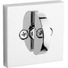 imageKwikset 158 Milan Deadbolt Lock Satin Nickel Round Exterior Keyed Front Entry Door Pick Resistant SmartKey Rekey Security Single Cylinder Dead Bolt with Microban ProtectionPolished Chrome