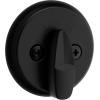 imageKwikset 816 Key Control Deadbolt Lock Satin Nickel Round Exterior Keyed Front Entry Door Pick Resistant SmartKey Rekey Security Single Cylinder Dead Bolt with Microban ProtectionMatte Black