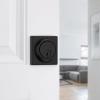 imageKwikset 816 Key Control Deadbolt Lock Satin Nickel Round Exterior Keyed Front Entry Door Pick Resistant SmartKey Rekey Security Single Cylinder Dead Bolt with Microban ProtectionMatte Black