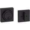 imageKwikset 816 Key Control Deadbolt Lock Satin Nickel Round Exterior Keyed Front Entry Door Pick Resistant SmartKey Rekey Security Single Cylinder Dead Bolt with Microban ProtectionMatte Black