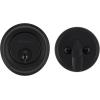 imageKwikset 816 Key Control Deadbolt Lock Satin Nickel Round Exterior Keyed Front Entry Door Pick Resistant SmartKey Rekey Security Single Cylinder Dead Bolt with Microban ProtectionMatte Black