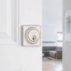 imageKwikset 816 Key Control Deadbolt Lock Satin Nickel Round Exterior Keyed Front Entry Door Pick Resistant SmartKey Rekey Security Single Cylinder Dead Bolt with Microban ProtectionMatte Black