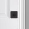 imageKwikset 816 Key Control Deadbolt Lock Satin Nickel Round Exterior Keyed Front Entry Door Pick Resistant SmartKey Rekey Security Single Cylinder Dead Bolt with Microban ProtectionMatte Black