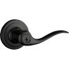 imageKwikset 991 Tustin Entry Lever and Single Cylinder Deadbolt Combo Pack featuring SmartKey in Venetian Bronze 99910041Matte Black