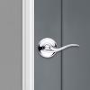 imageKwikset 991 Tustin Entry Lever and Single Cylinder Deadbolt Combo Pack featuring SmartKey in Venetian Bronze 99910041Polished Chrome