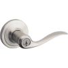 imageKwikset 991 Tustin Entry Lever and Single Cylinder Deadbolt Combo Pack featuring SmartKey in Venetian Bronze 99910041Satin Chrome