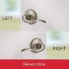 imageKwikset 991 Tustin Entry Lever and Single Cylinder Deadbolt Combo Pack featuring SmartKey in Venetian Bronze 99910041Satin Nickel