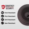 imageKwikset 991 Tustin Entry Lever and Single Cylinder Deadbolt Combo Pack featuring SmartKey in Venetian Bronze 99910041Venetian Bronze