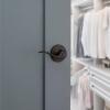 imageKwikset 991 Tustin Entry Lever and Single Cylinder Deadbolt Combo Pack featuring SmartKey in Venetian Bronze 99910041Venetian Bronze