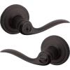 imageKwikset 991 Tustin Entry Lever and Single Cylinder Deadbolt Combo Pack featuring SmartKey in Venetian Bronze 99910041Venetian Bronze