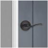 imageKwikset 991 Tustin Entry Lever and Single Cylinder Deadbolt Combo Pack featuring SmartKey in Venetian Bronze 99910041Venetian Bronze