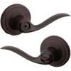 imageKwikset 991 Tustin Entry Lever and Single Cylinder Deadbolt Combo Pack featuring SmartKey in Venetian Bronze 99910041Venetian Bronze
