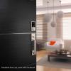 imageKwikset 99160016 SmartCode 916 Modern Contemporary Touchscreen Smart Lock Deadbolt featuring SmartKey Security and ZWave Plus Satin Nickel