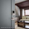 imageKwikset 99160016 SmartCode 916 Modern Contemporary Touchscreen Smart Lock Deadbolt featuring SmartKey Security and ZWave Plus Satin Nickel