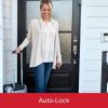 imageKwikset 99420001 Aura Bluetooth Programmable Keypad Door Lock Deadbolt Featuring SmartKey Security Satin NickelMatte Black