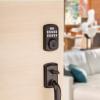 imageKwikset 99420001 Aura Bluetooth Programmable Keypad Door Lock Deadbolt Featuring SmartKey Security Satin NickelVenetian Bronze