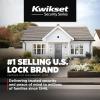 imageKwikset Amador Front Door Lock Handle and Deadbolt Set Entry Handleset Exterior with Casey Reversible Lever Matte Black Pick Resistant SmartKey Rekey Deadbolt Security with Microban ProtectionSatin Nickel