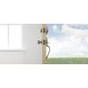 imageKwikset Belleview Front Door Lock Handle and Deadbolt Set Entry Handleset Exterior with Interior Door Knob Satin Nickel Pick Resistant SmartKey Rekey Deadbolt SecurityAntique Brass