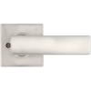imageKwikset Breton Interior Passage Door Handle 2 Pack Lever for Closet and Hallway Doors Reversible NonLocking Handle Lever Satin Nickel with Microban ProtectionSatin Nickel