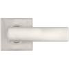 imageKwikset Breton Interior Passage Door Handle 2 Pack Lever for Closet and Hallway Doors Reversible NonLocking Handle Lever Satin Nickel with Microban ProtectionSatin Nickel