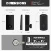 imageKwikset Halo Select Smart Lock Keyless Entry Door Lock WiFi and Matter Enabled Deadbolt No Hub Needed Geofence AutoUnlock Grade AAA Certified Easy Install Matte Black Lifetime Finish WarrantyMatte Black
