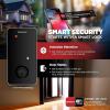 imageKwikset Halo Select Smart Lock Keyless Entry Door Lock WiFi and Matter Enabled Deadbolt No Hub Needed Geofence AutoUnlock Grade AAA Certified Easy Install Matte Black Lifetime Finish WarrantySatin Nickel
