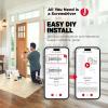 imageKwikset Halo Select Smart Lock Keyless Entry Door Lock WiFi and Matter Enabled Deadbolt No Hub Needed Geofence AutoUnlock Grade AAA Certified Easy Install Matte Black Lifetime Finish WarrantySatin Nickel