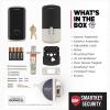 imageKwikset Halo Select Smart Lock Keyless Entry Door Lock WiFi and Matter Enabled Deadbolt No Hub Needed Geofence AutoUnlock Grade AAA Certified Easy Install Matte Black Lifetime Finish WarrantySatin Nickel