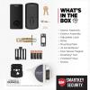 imageKwikset Halo Select Smart Lock Keyless Entry Door Lock WiFi and Matter Enabled Deadbolt No Hub Needed Geofence AutoUnlock Grade AAA Certified Easy Install Matte Black Lifetime Finish WarrantyMatte Black