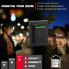 imageKwikset Halo Touch Fingerprint WiFi Smart Lock Keyless Entry Door Low Profile Deadbolt Geofence AutoUnlock Grade AAA Certified No Hub Easy Install Satin Nickel Lifetime Finish Warranty SquareMatte Black