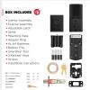 imageKwikset Halo Touch Fingerprint WiFi Smart Lock Keyless Entry Door Low Profile Deadbolt Geofence AutoUnlock Grade AAA Certified No Hub Easy Install Satin Nickel Lifetime Finish Warranty SquareMatte Black