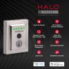 imageKwikset Halo Touch Fingerprint WiFi Smart Lock Keyless Entry Door Low Profile Deadbolt Geofence AutoUnlock Grade AAA Certified No Hub Easy Install Satin Nickel Lifetime Finish Warranty SquareSatin Nickel