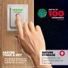 imageKwikset Halo Touch Fingerprint WiFi Smart Lock Keyless Entry Door Low Profile Deadbolt Geofence AutoUnlock Grade AAA Certified No Hub Easy Install Satin Nickel Lifetime Finish Warranty SquareSatin Nickel