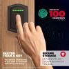 imageKwikset Halo Touch Fingerprint WiFi Smart Lock Keyless Entry Door Low Profile Deadbolt Geofence AutoUnlock Grade AAA Certified No Hub Easy Install Satin Nickel Lifetime Finish Warranty ArchVenetian Bronze