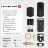 imageKwikset Halo Touch Fingerprint WiFi Smart Lock Keyless Entry Door Low Profile Deadbolt Geofence AutoUnlock Grade AAA Certified No Hub Easy Install Satin Nickel Lifetime Finish Warranty ArchVenetian Bronze